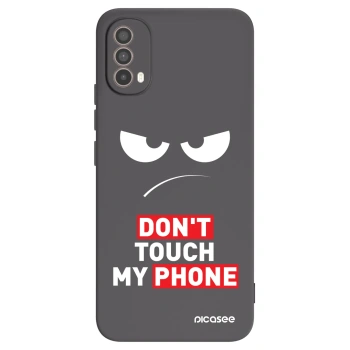 Maskica za Motorola Moto E40 - Angry Eyes - Transparent