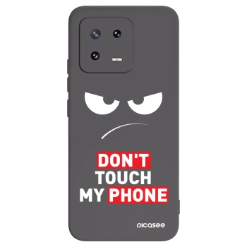Picasee crna silikonska maskica za Xiaomi 13 Pro - Angry Eyes - Transparent