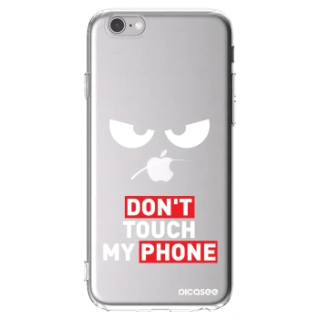 Picasee silikonska prozirna maskica za Apple iPhone 6/6S - Angry Eyes - Transparent
