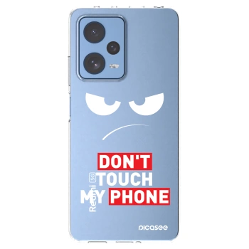 Picasee silikonska prozirna maskica za Xiaomi Redmi Note 12 Pro 5G - Angry Eyes - Transparent