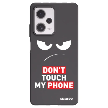 Picasee crna silikonska maskica za Xiaomi Redmi Note 12 Pro+ 5G - Angry Eyes - Transparent