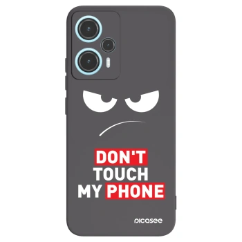 Picasee crna silikonska maskica za Xiaomi Poco F5 - Angry Eyes - Transparent