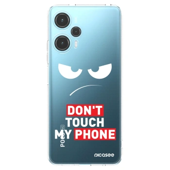 Picasee silikonska prozirna maskica za Xiaomi Poco F5 - Angry Eyes - Transparent