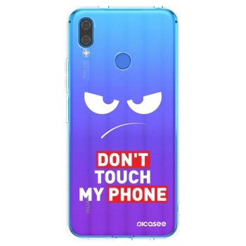 Picasee silikonska prozirna maskica za Huawei Nova 3 - Angry Eyes - Transparent