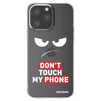 Picasee silikonska prozirna maskica za Apple iPhone 15 Pro Max - Angry Eyes - Transparent