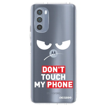 Picasee silikonska prozirna maskica za Motorola Moto G62 - Angry Eyes - Transparent