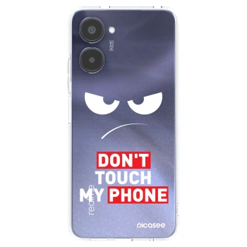 Picasee silikonska prozirna maskica za Realme 10 4G - Angry Eyes - Transparent