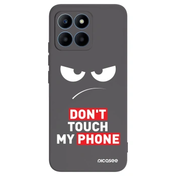 Picasee crna silikonska maskica za Honor 70 Lite - Angry Eyes - Transparent