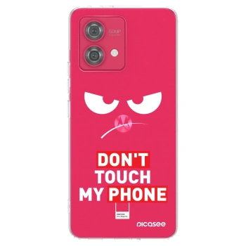 Picasee silikonska prozirna maskica za Motorola Moto G84 5G - Angry Eyes - Transparent