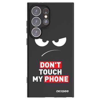 Picasee crna silikonska maskica za Samsung Galaxy S24 Ultra S928B 5G - Angry Eyes - Transparent