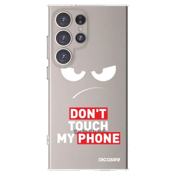 Picasee silikonska prozirna maskica za Samsung Galaxy S24 Ultra S928B 5G - Angry Eyes - Transparent