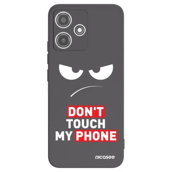 Picasee crna silikonska maskica za Xiaomi Redmi 12 5G - Angry Eyes - Transparent