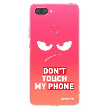 Picasee silikonska prozirna maskica za Xiaomi Mi 8 Lite - Angry Eyes - Transparent