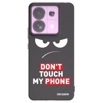 Picasee crna silikonska maskica za Xiaomi Redmi Note 13 Pro 5G - Angry Eyes - Transparent
