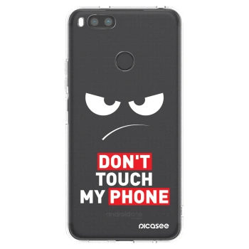 Maskica za Xiaomi Mi A1 Global - Angry Eyes - Transparent