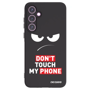 Picasee crna silikonska maskica za Samsung Galaxy A35 5G A356B - Angry Eyes - Transparent