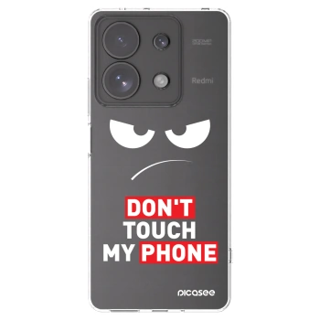 Picasee silikonska prozirna maskica za Xiaomi Redmi Note 13 Pro 4G - Angry Eyes - Transparent