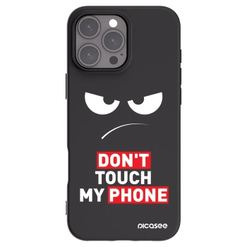 Picasee crna silikonska maskica za Apple iPhone 16 Pro Max - Angry Eyes - Transparent