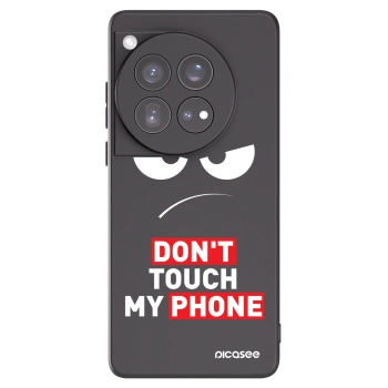 Picasee crna silikonska maskica za OnePlus 12 5G - Angry Eyes - Transparent
