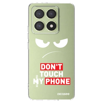 Picasee silikonska prozirna maskica za Xiaomi 14T - Angry Eyes - Transparent