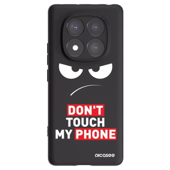 Picasee crna silikonska maskica za Xiaomi Redmi Note 14 Pro+ 5G - Angry Eyes - Transparent
