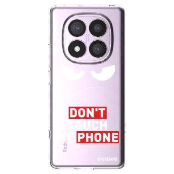 Picasee silikonska prozirna maskica za Xiaomi Redmi Note 14 Pro 5G - Angry Eyes - Transparent