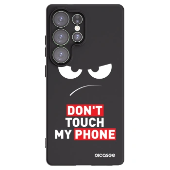 Picasee crna silikonska maskica za Samsung Galaxy S25 Ultra 5G - Angry Eyes - Transparent