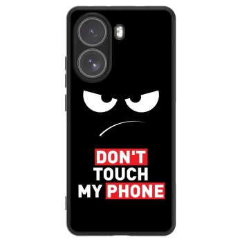 Maskica za Xiaomi Poco X7 Pro 5G - Angry Eyes - Transparent