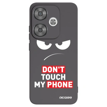 Picasee crna silikonska maskica za Xiaomi Poco F6 - Angry Eyes - Transparent