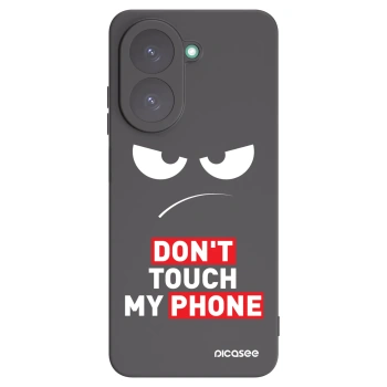 Picasee crna silikonska maskica za Xiaomi Redmi A5 - Angry Eyes - Transparent