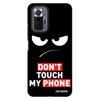 Maskica za Xiaomi Redmi Note 10 Pro - Angry Eyes - Transparent