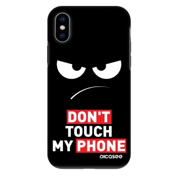 Maskica za Apple iPhone X/XS - Angry Eyes - Transparent