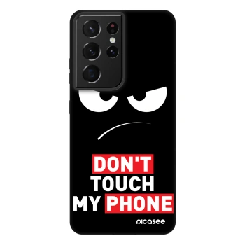 Picasee Fashion Case za Samsung Galaxy S21 Ultra 5G G998B - Angry Eyes - Transparent