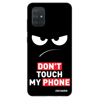 Maskica za Samsung Galaxy A71 A715F - Angry Eyes - Transparent