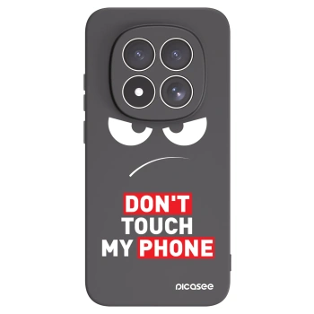 Picasee crna silikonska maskica za Xiaomi Redmi Note 15 Pro 4G - Angry Eyes - Transparent