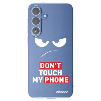 Picasee silikonska prozirna maskica za Samsung Galaxy S25 FE 5G - Angry Eyes - Transparent