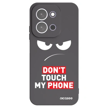 Picasee crna silikonska maskica za Xiaomi Redmi 15C 5G - Angry Eyes - Transparent
