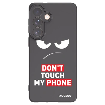 Picasee crna silikonska maskica za Samsung Galaxy S26+ - Angry Eyes - Transparent