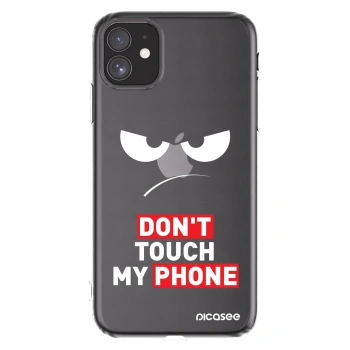 Picasee silikonska prozirna maskica za Apple iPhone 11 - Angry Eyes - Transparent
