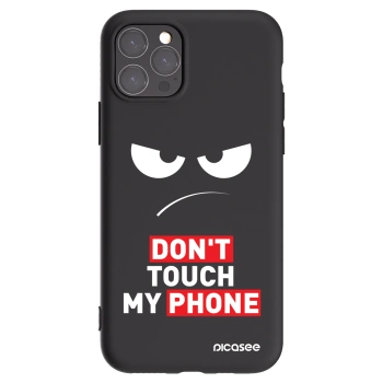 Picasee crna silikonska maskica za Apple iPhone 11 Pro - Angry Eyes - Transparent