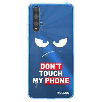 Picasee silikonska prozirna maskica za Huawei Nova 5T - Angry Eyes - Transparent