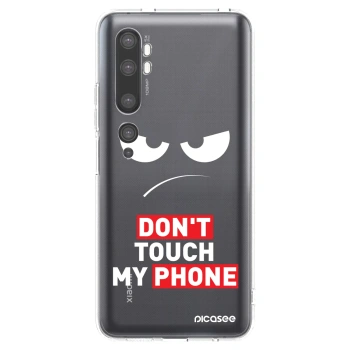 Picasee silikonska prozirna maskica za Xiaomi Mi Note 10 (Pro) - Angry Eyes - Transparent