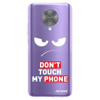 Picasee silikonska prozirna maskica za Xiaomi Poco F2 Pro - Angry Eyes - Transparent