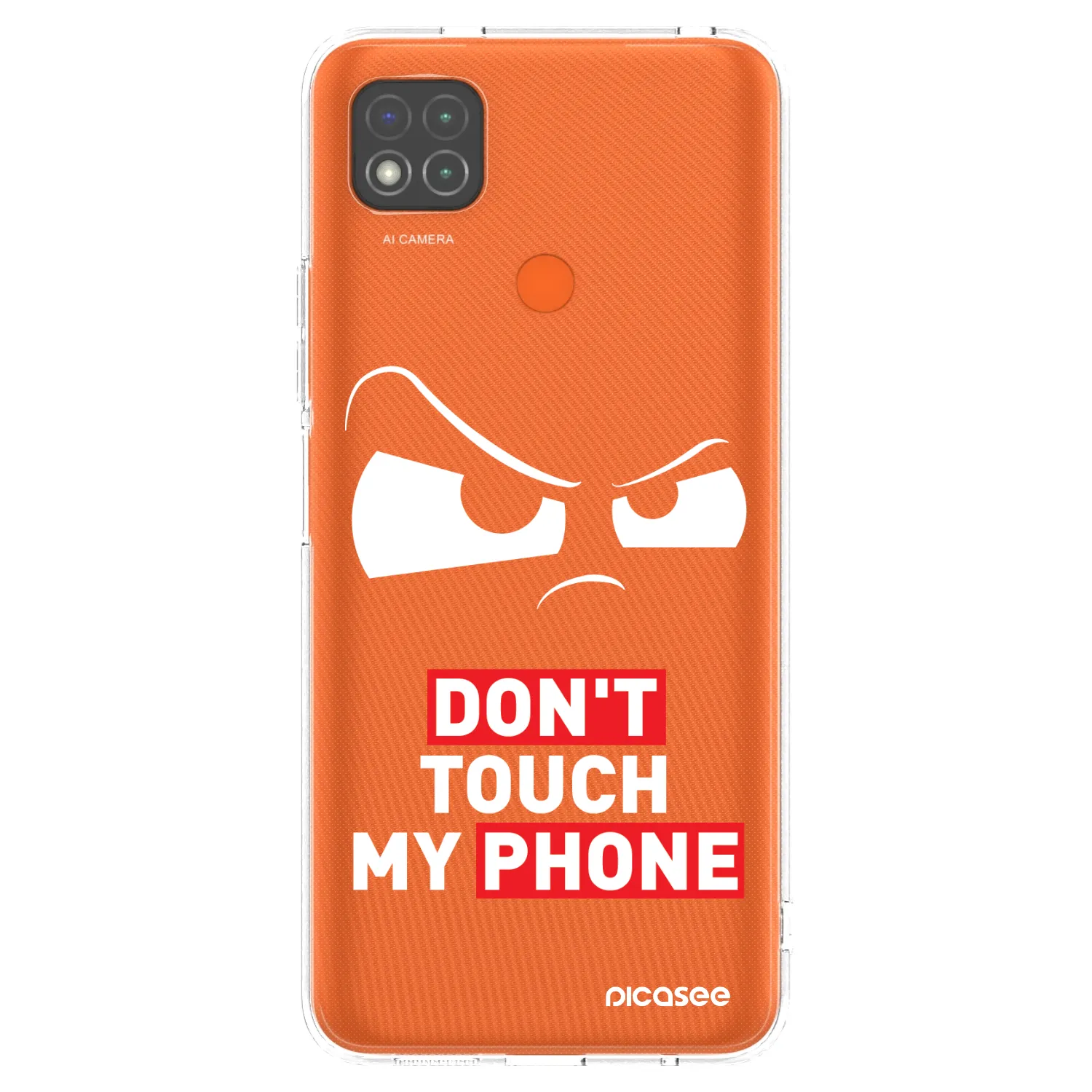 Picasee silikonska prozirna maskica za Xiaomi Redmi 9C - Cloudy Eye - Transparent