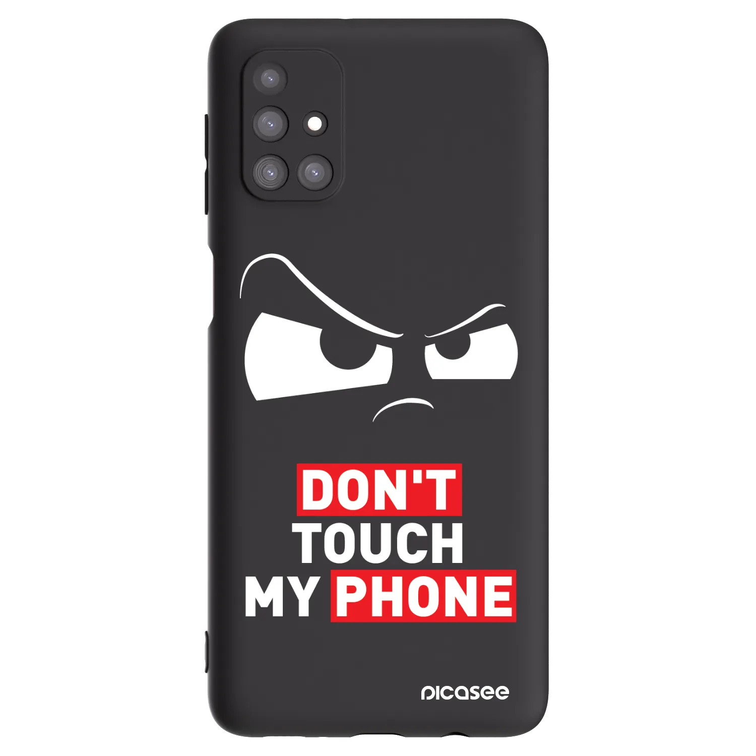 Picasee crna silikonska maskica za Samsung Galaxy M31s - Cloudy Eye - Transparent