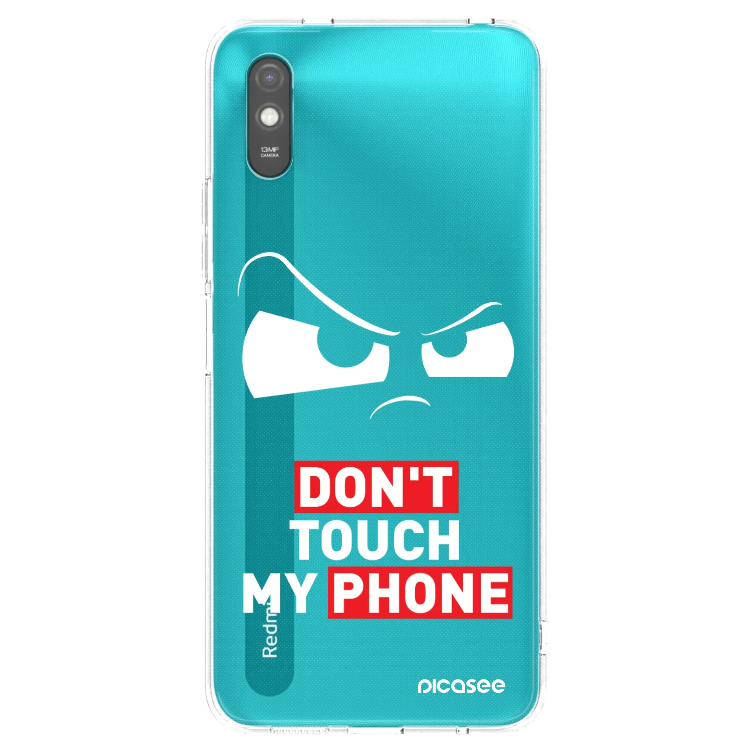 Picasee silikonska prozirna maskica za Xiaomi Redmi 9A - Cloudy Eye - Transparent
