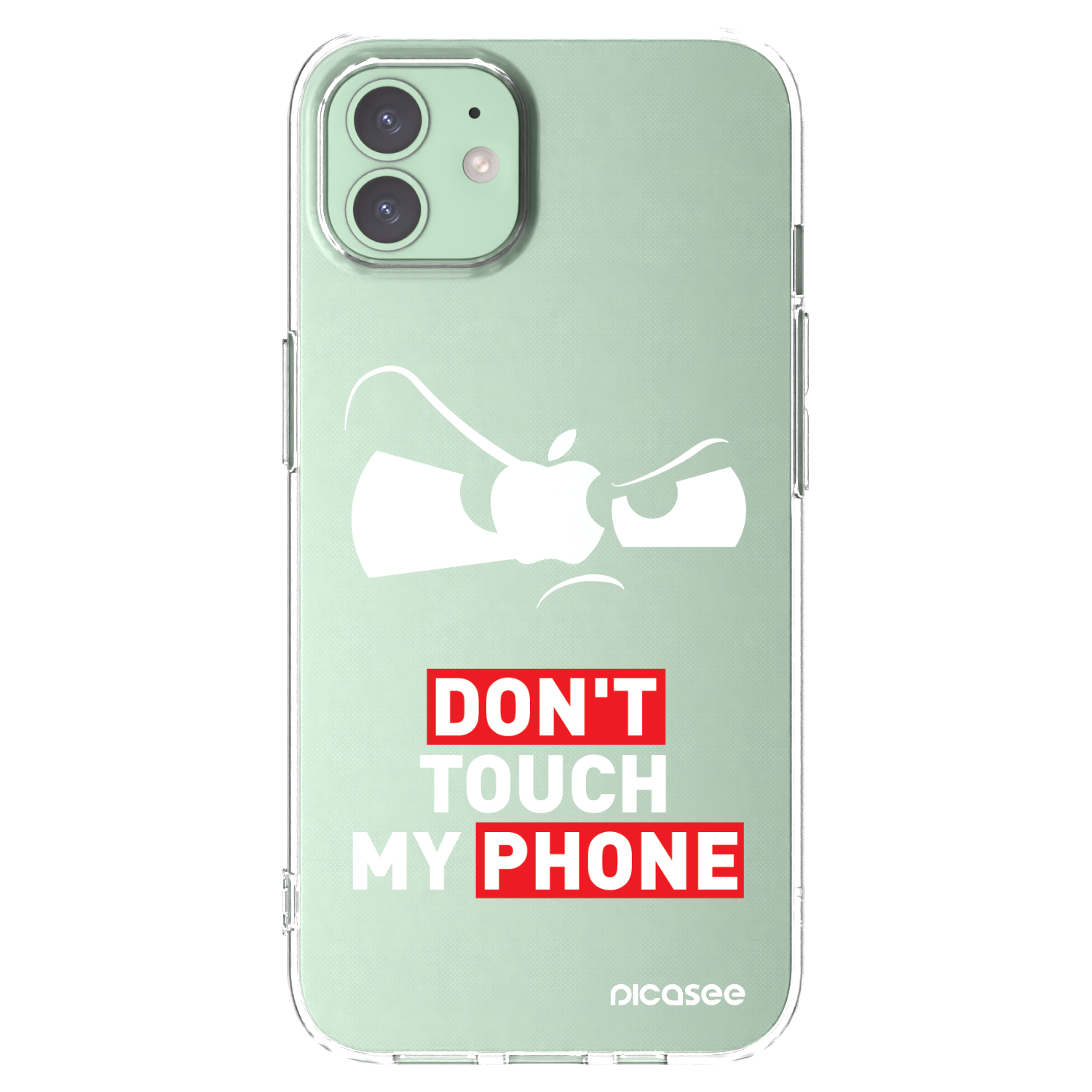 Picasee silikonska prozirna maskica za Apple iPhone 12 Pro - Cloudy Eye - Transparent