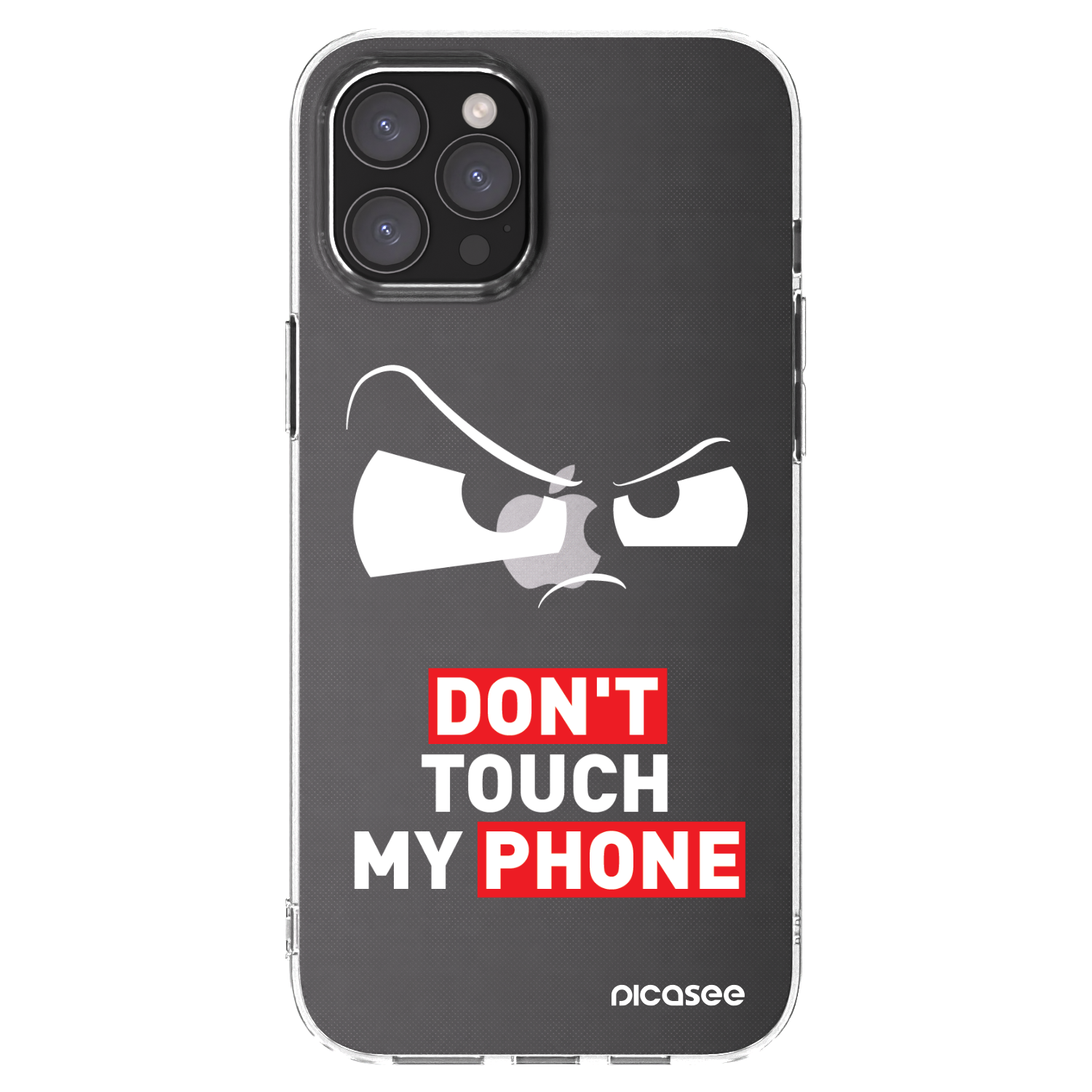 Picasee silikonska prozirna maskica za Apple iPhone 12 Pro Max - Cloudy Eye - Transparent