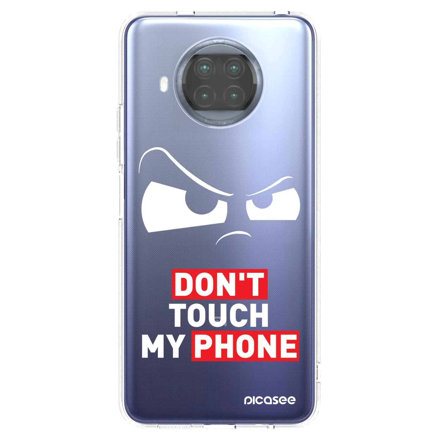Picasee silikonska prozirna maskica za Xiaomi Mi 10T Lite - Cloudy Eye - Transparent