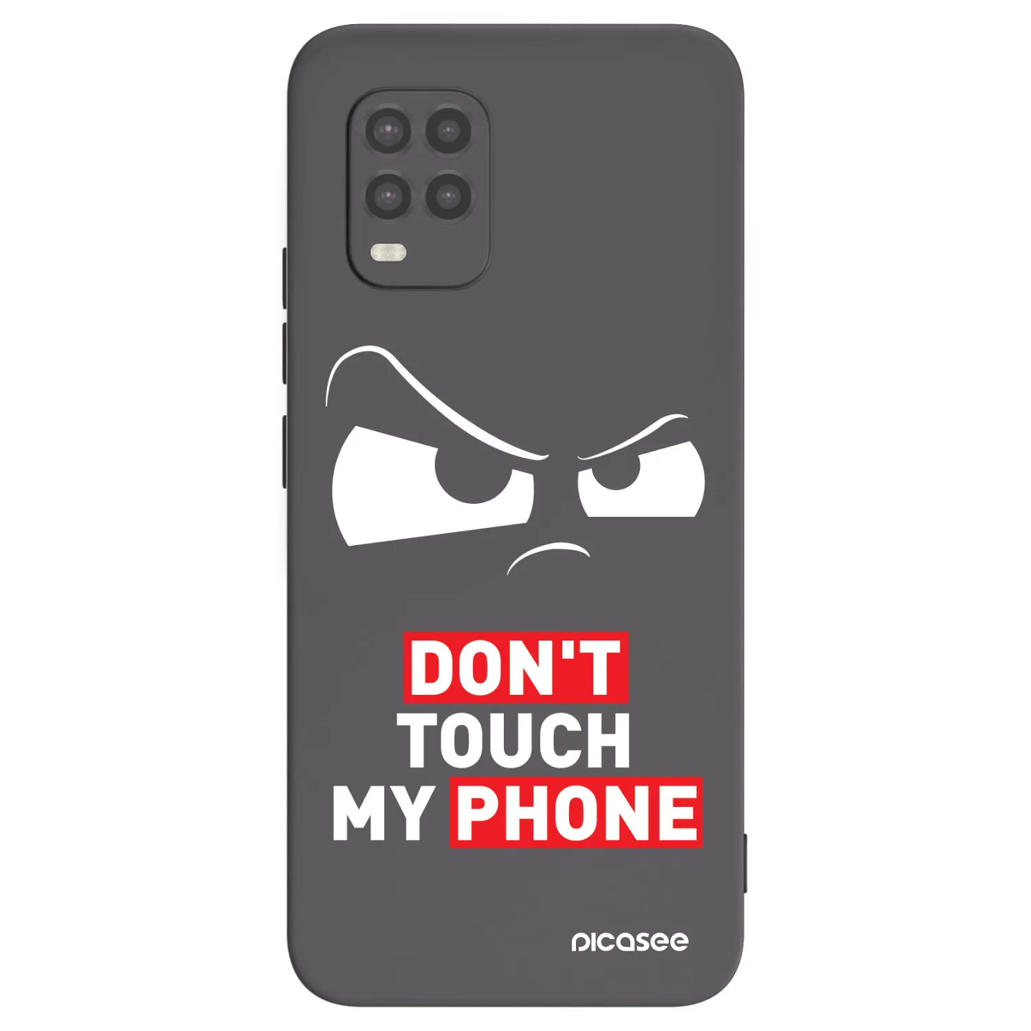 Picasee crna silikonska maskica za Xiaomi Mi 10 Lite - Cloudy Eye - Transparent